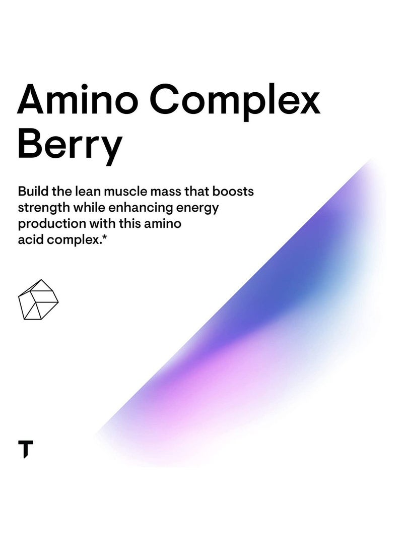 Thorne Amino Complex, Berry Flavored Amino Acids With Other Natural Flavors, Dietary Supplement, Net Wt 8 Oz (228 G) - Image 4