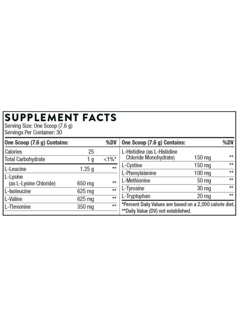 Thorne Amino Complex, Berry Flavored Amino Acids With Other Natural Flavors, Dietary Supplement, Net Wt 8 Oz (228 G) - Image 2