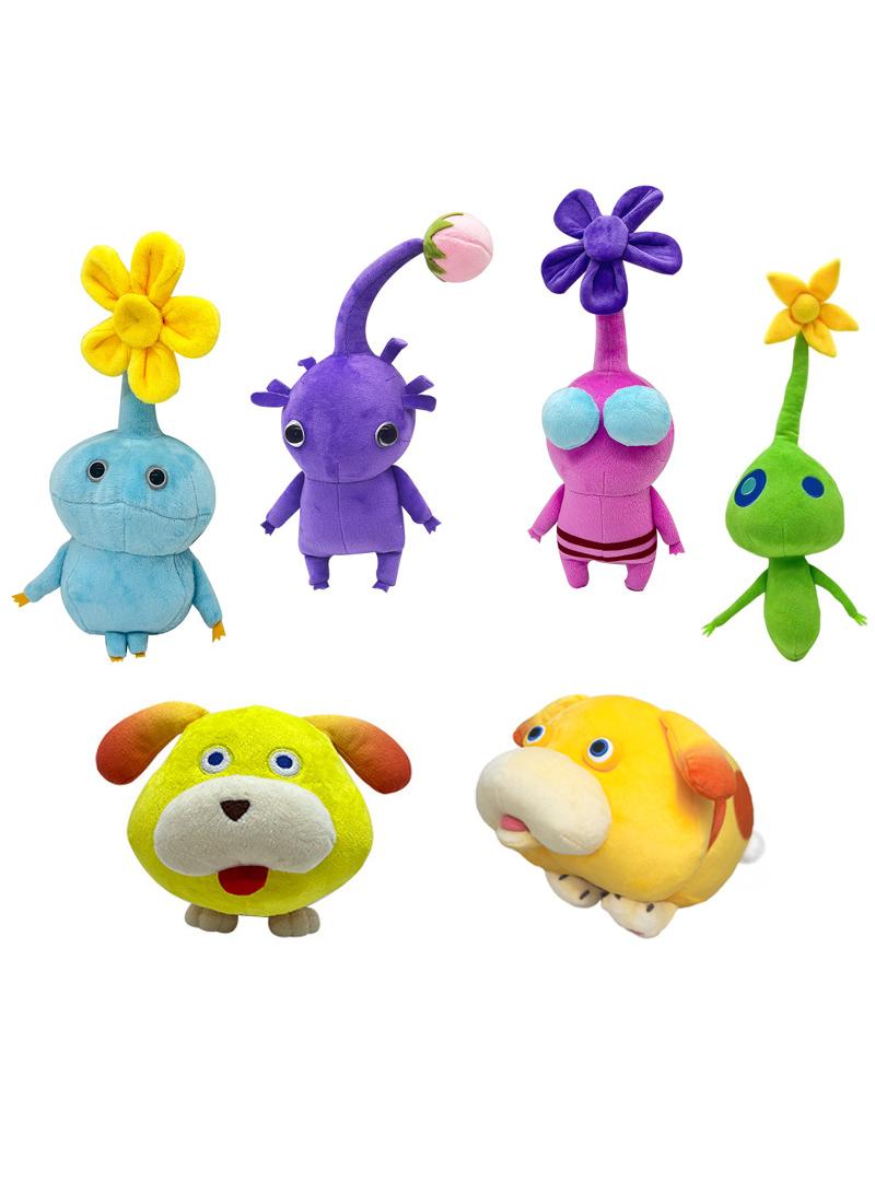 general 6 Pcs Ice Pikmin Plush Toy For Fans Gift Stuffed Figure Doll For Kids And Adults Great Birthday Stuffers For Boys Girls - Image 1