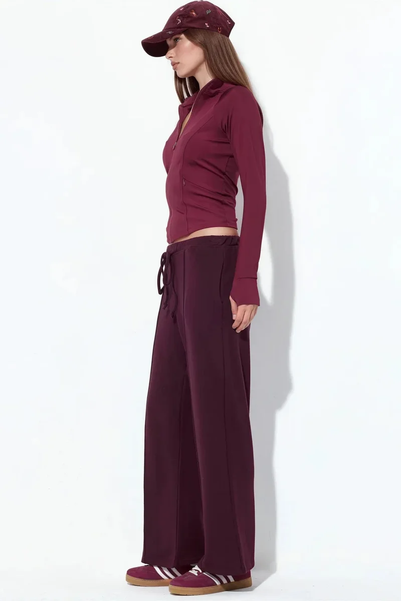 BUSEM Women’s Flare-leg Jersey Joggers