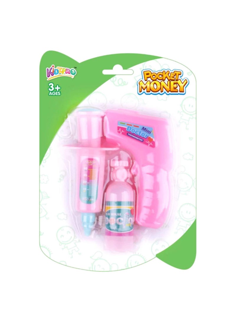 Kidzpro Pocket Money Doctor Pretend Playset Multicolour Set of 3
