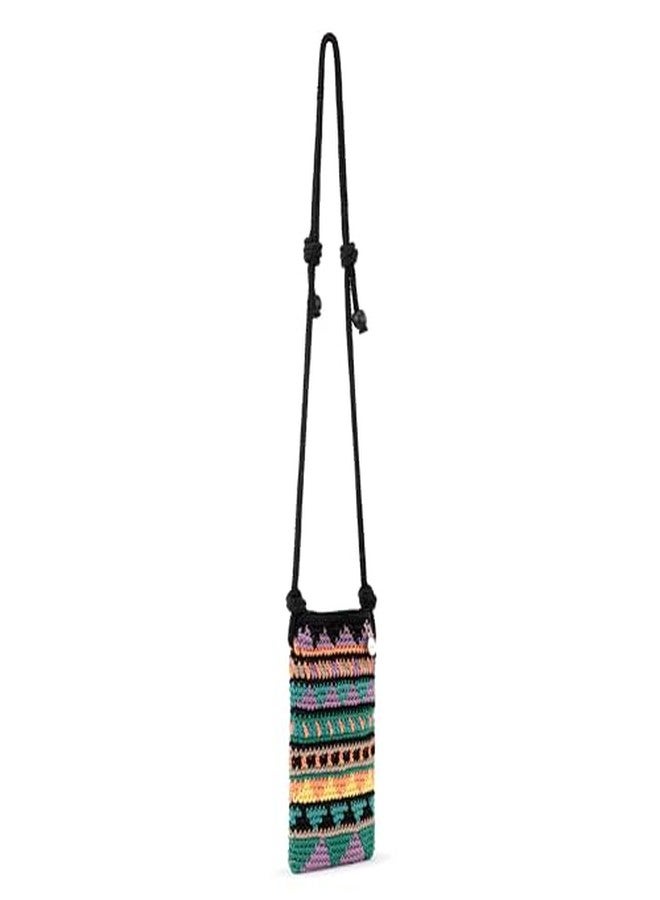 The Sak Josie Mini Crossbody in Crochet with Adjustable Strap, Rio Stripe - Image 2