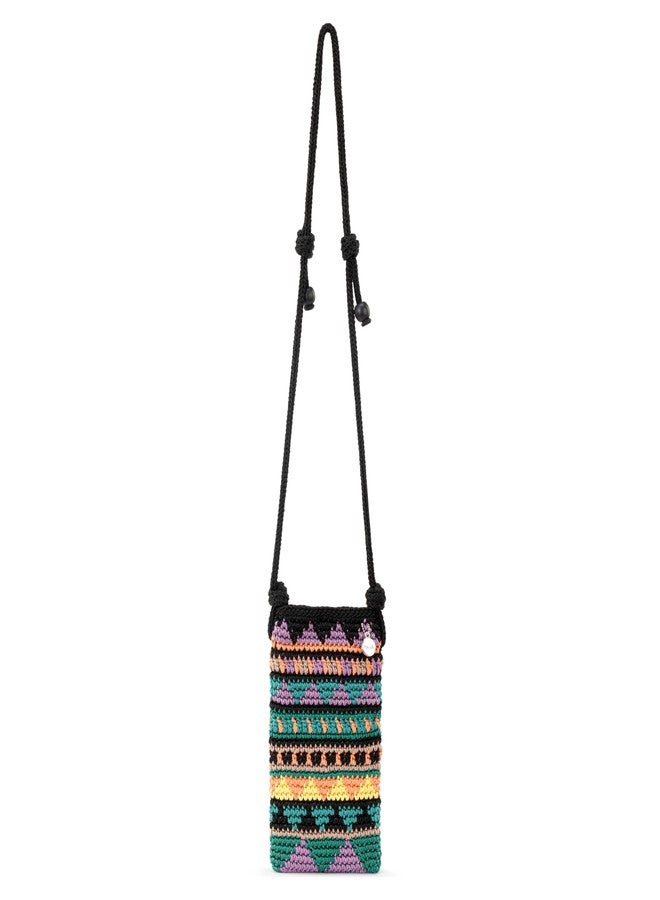 The Sak Josie Mini Crossbody in Crochet with Adjustable Strap, Rio Stripe - Image 1