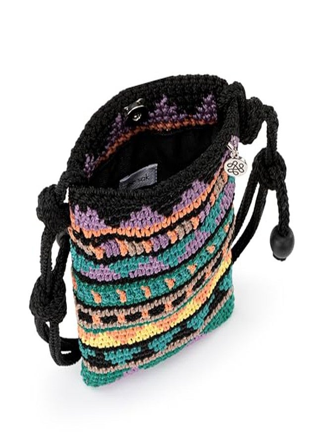 The Sak Josie Mini Crossbody in Crochet with Adjustable Strap, Rio Stripe - Image 3