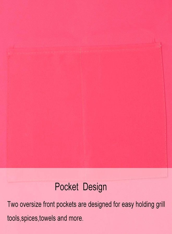 SINLAND Kids Apron with Pocket 2 Pack Adjustable Children Chef Apron for Cooking Baking Painting (M: 6-12 Years) - Image 5