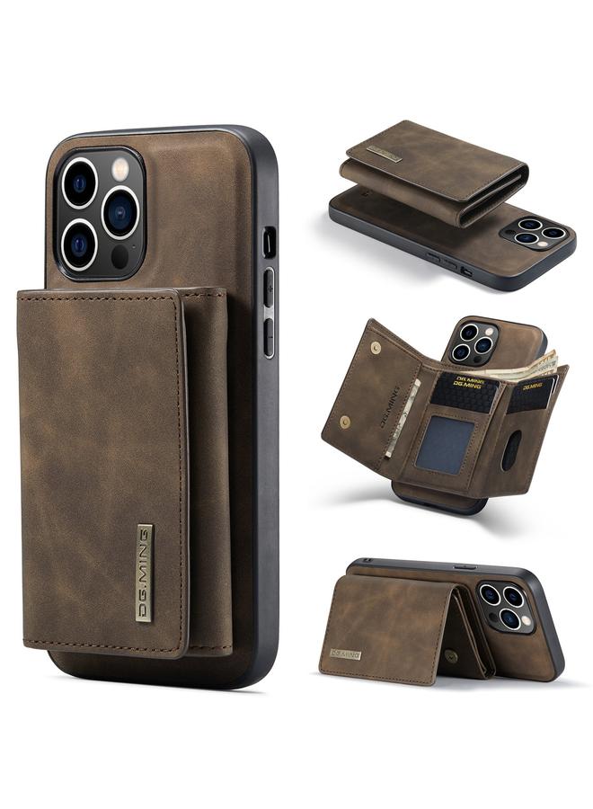 Dg Ming Case For iPhone 15 Pro M1 Series 3-Fold Multi Card Wallet Leather Phone Case - Image 1