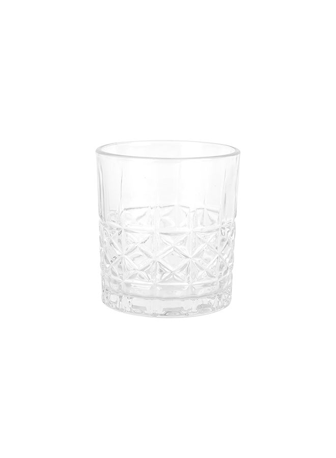 Ollieroo كؤوس ويسكي قديمة مزخرفة - كوب زجاجي متين سعة 300 مل للكوكتيلات، الماء، العصير، البيرة، النبيذ - مجموعة زجاجية خاصة، أدوات مائدة، آمنة للغسالة - Image 5