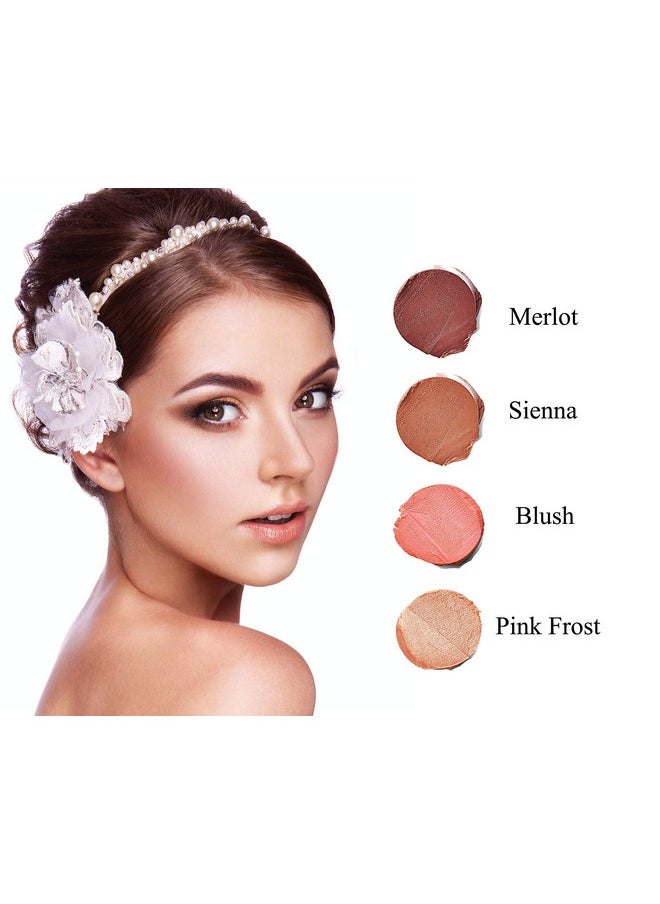 Mom's Secret Natural Organic Cream Blush Stick Cheek Tint 100% Natural Vegan Gluten Free Cruelty Free Made In The Usa 0.18 Oz. (Merlot)  - Image 4
