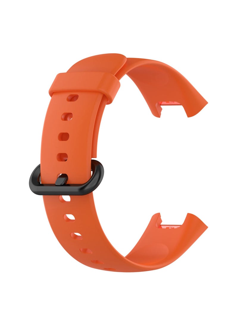 Straps Compatible with Redmi Watch 2 Lite Watch Xiaomi Mi Watch 2 Lite Soft Silicone Band for Men, Women,Orange - Image 2