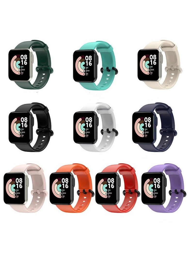 Straps Compatible with Redmi Watch 2 Lite Watch Xiaomi Mi Watch 2 Lite Soft Silicone Band for Men, Women,Orange - Image 4
