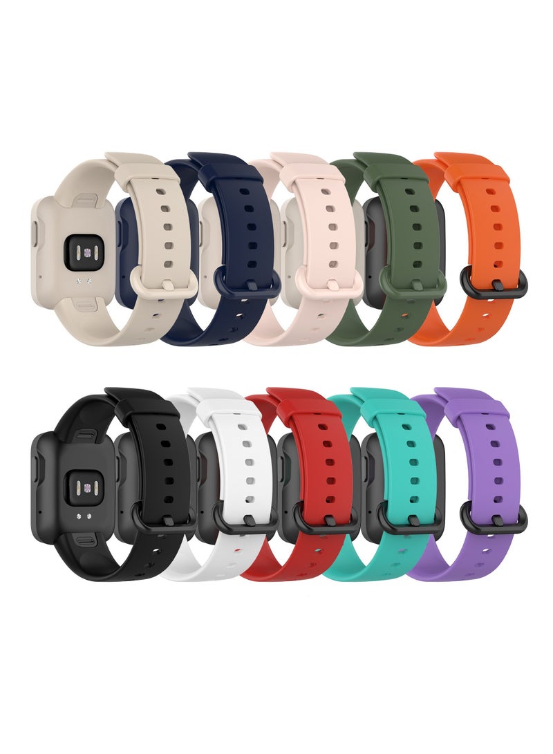 Straps Compatible with Redmi Watch 2 Lite Watch Xiaomi Mi Watch 2 Lite Soft Silicone Band for Men, Women,Orange - Image 5
