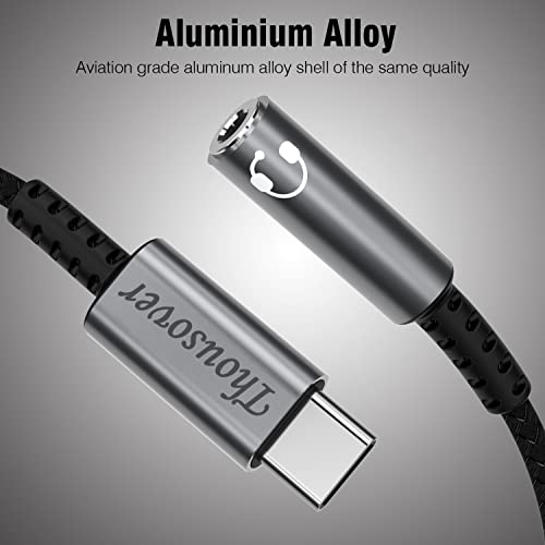 Thousover USB Type C to 3.5mm Female Headphone Jack Adapte - Image 3