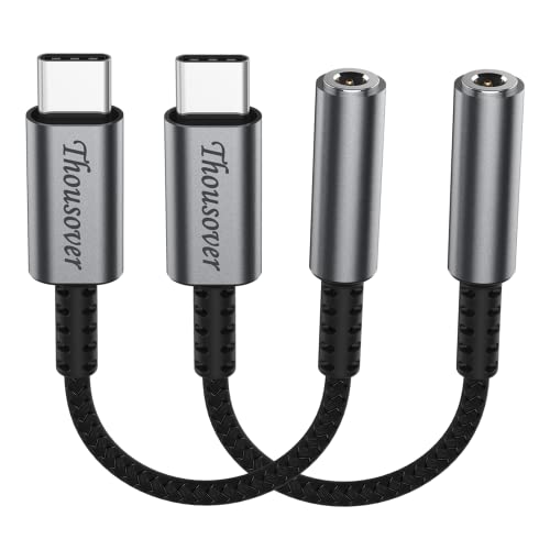 Thousover USB Type C to 3.5mm Female Headphone Jack Adapte - Image 1