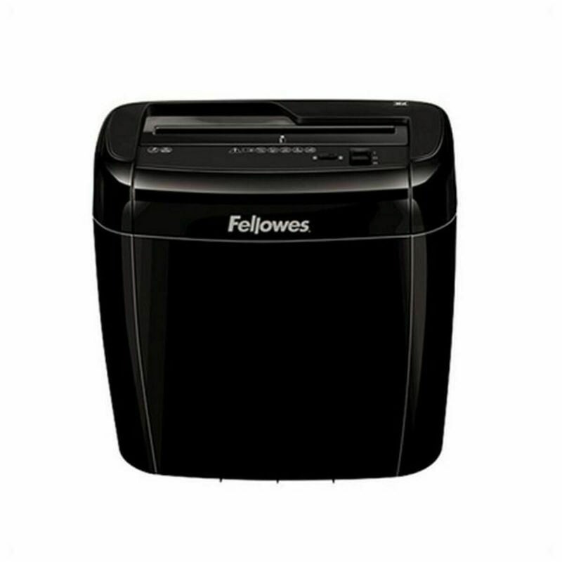 Fellowes Powershred 36C Paper Shredder, 6 Sheet Cross Cut with Safety Lock & 12 Litre Bin - Security Level P4 - Black - Image 4