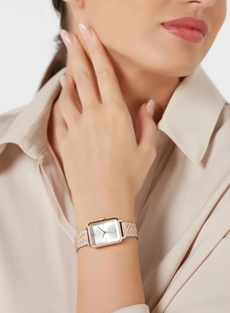 ELLA Rectangle Multilink Bracelet Watch