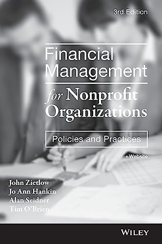 Financial Management For Nonprofit Organizations Policies And Practices 