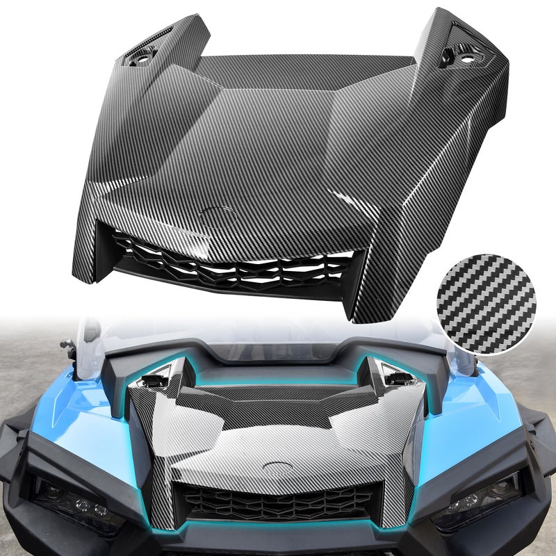 مجموعة مدخل هواء مع غطاء توربو بنمط ألياف الكربون لسيارة بولاريس RZR XP 1000TURBO XP 4 TURBO S 20192023