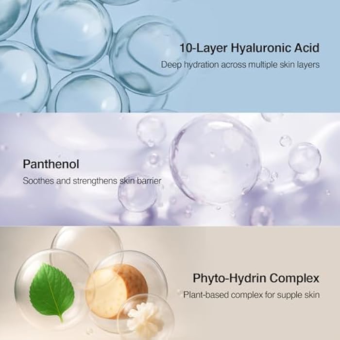 ESSENHERB Deep Core Hydra Ampoule – Korean Skincare Moisture-Layering Serum with Hyaluronic Acid, Panthenol & Botanical Complex – Lightweight Hydration for Dry or Combination Skin – 4.05 fl oz (120ml) - Image 5