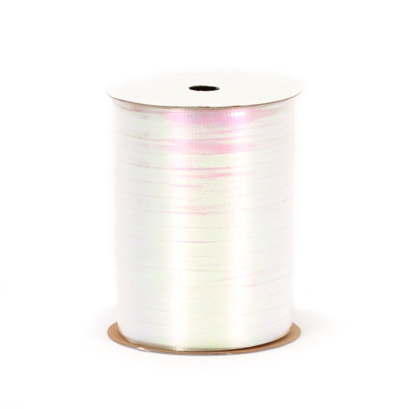 Berwick RC15 01 Crimped Iridescent Curling Ribbon 316Inch Wide by 100Yard Spool White