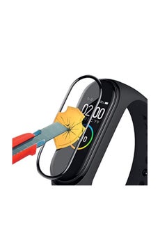 SYOSI Bracelet Screen Film Screen Protector for Mi band 4 TPU Full Cover Film for Xiaomi MiBand 4 Scratch Resistant Curved Edge Protective Glass Scratch Proof Smart Watch Accessories 2PCS  - Image 4