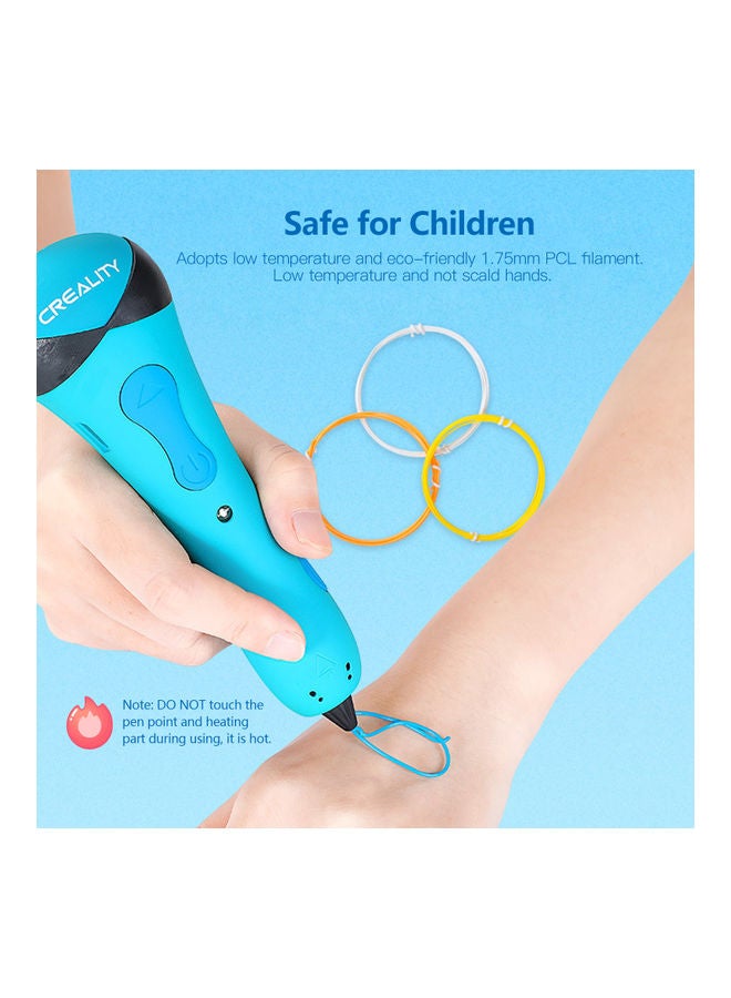 Creality 3D 3D Pen With Low Temperature Blue/Black - Image 3