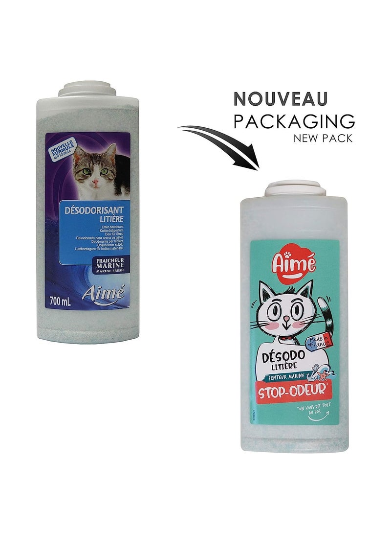 Aime Deo Litter For Cat Marine 700ML - Image 4