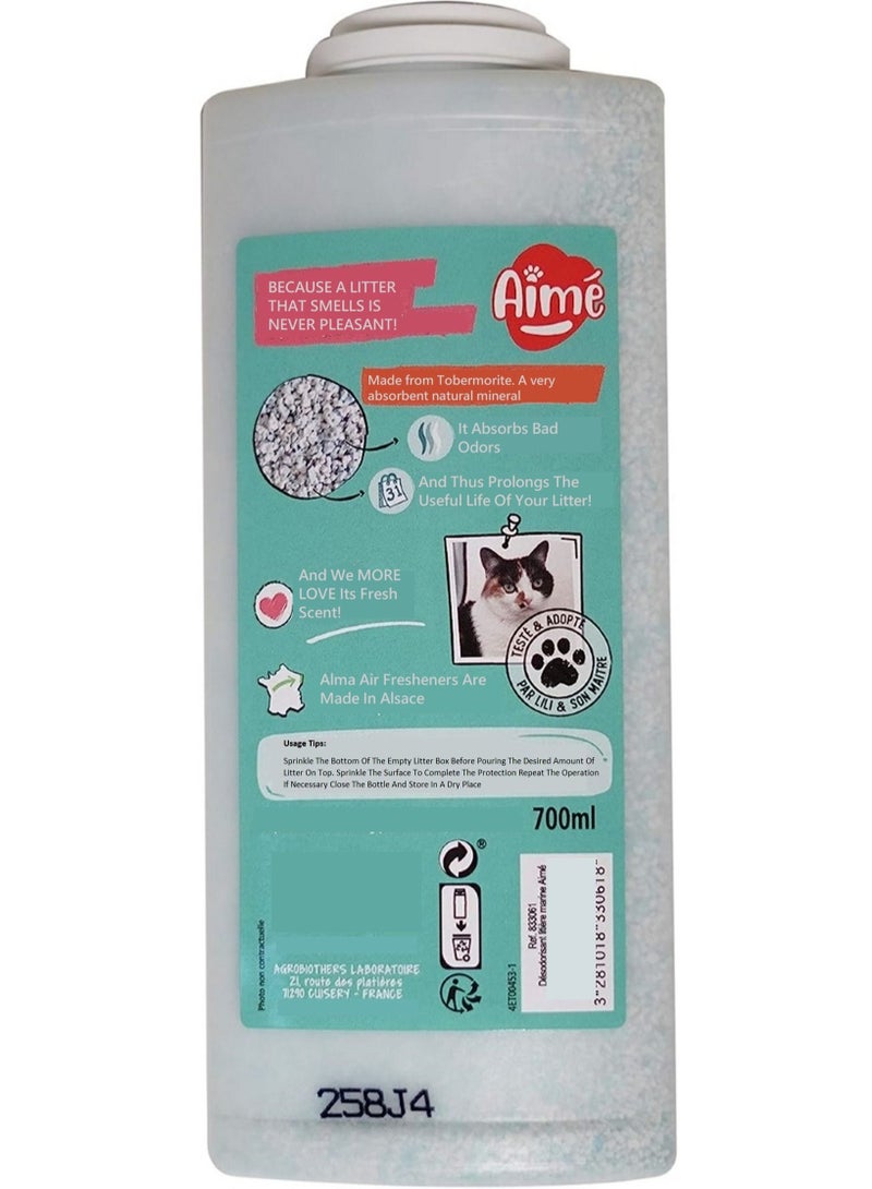 Aime Deo Litter For Cat Marine 700ML - Image 2