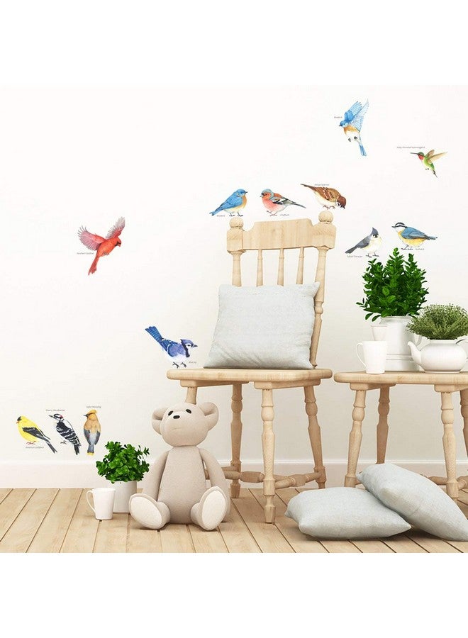 Decowall Ds28042 Little Birds Wall Stickers Wall Decals Peel And Stick Removable Wall Stickers For Kids Nursery Bedroom Living Room (Small) - Image 3