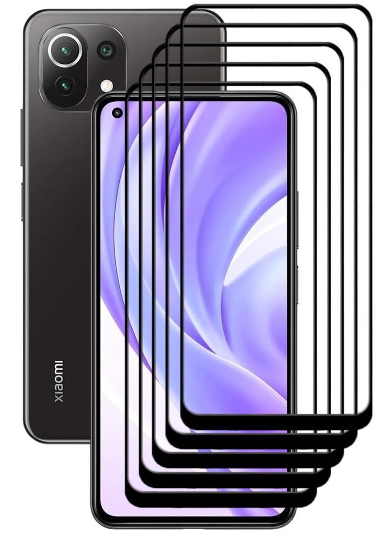 ACLIX 5 Pieces Antistatic ESD Dustproof Premium Quality High Definition Tempered Glass Screen Protector Designed For Xiaomi Mi 11 Lite - Image 1