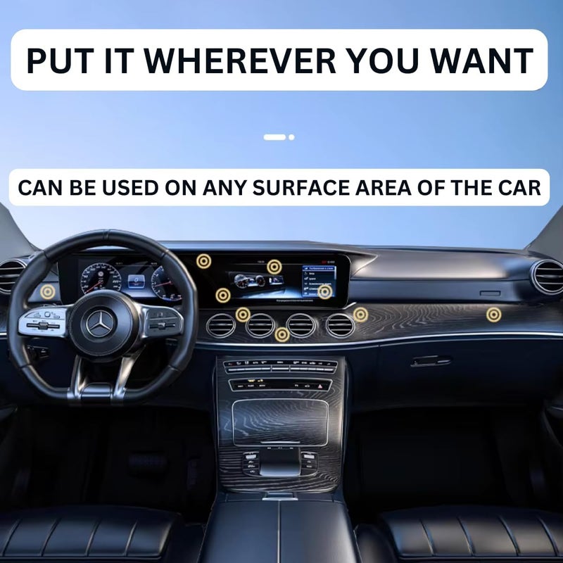 NIXIVE MagGrip Orbit 360° Magnetic Car Phone Mount – Built-in Wireless Charger, Manual Vacuum Suction, 360° Full Rotation, Universal Compatibility with Any Smartphone - Image 4