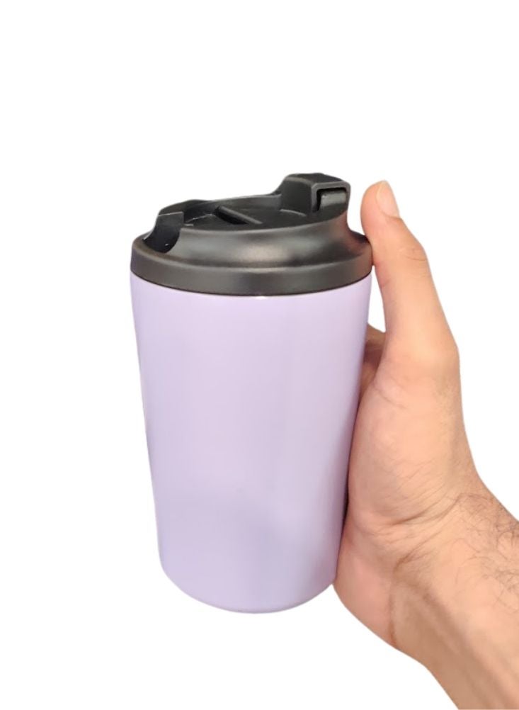 Premium Lavender Travel Mug – Reusable Insulated Coffee Cup with Leakproof Lid - Image 2