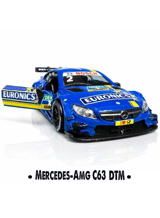 Mercedes AMG C 63 DTM Diecast Model Car – 1:43 Scale – Display Case Included – Official Licensed - Image 1