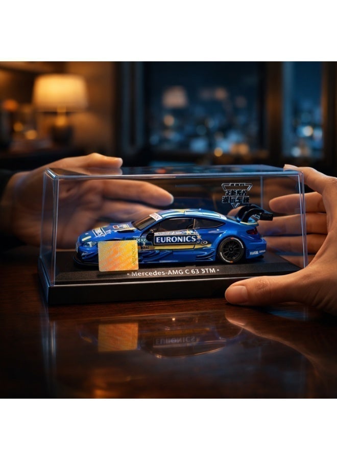 Mercedes AMG C 63 DTM Diecast Model Car – 1:43 Scale – Display Case Included – Official Licensed - Image 3