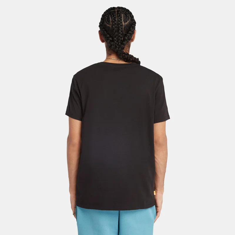 تمبرلاند تيشيرت اوستر ريفر تشيست لوجو للرجال