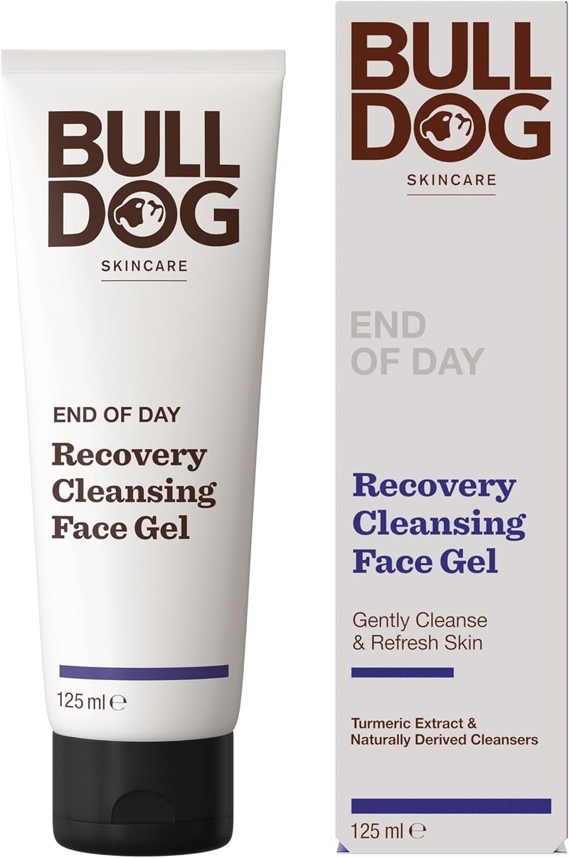 Bulldog Skincare End Of Day Recovery Cleansing Gel for Men Face Wash 125 ml