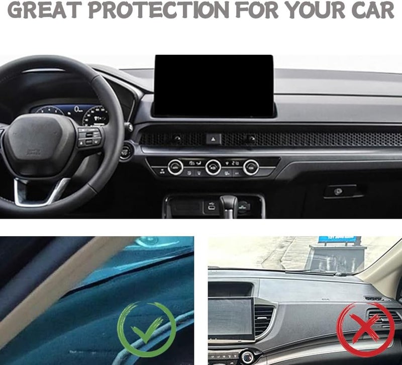 POSAID Custom Fit Dash Cover Mat for Honda CR-V 2023-2025 - Gray - Image 3