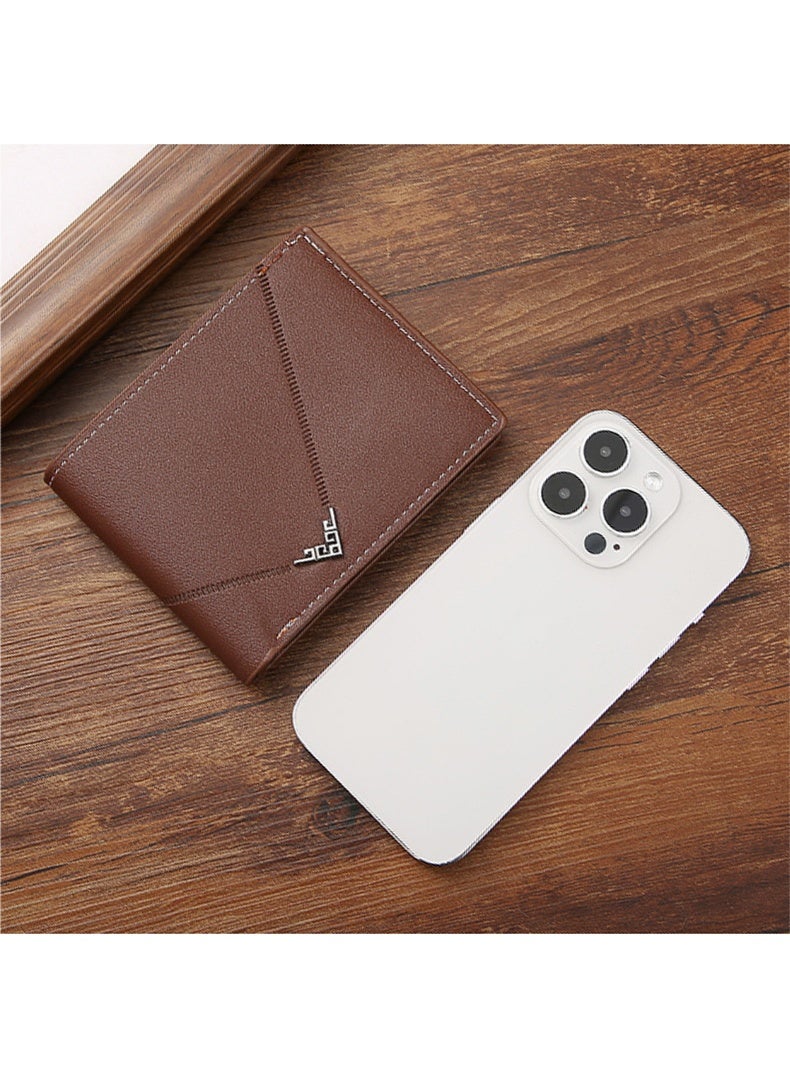 Wallet for Men, Slim Credit Card Holder Slots, Leather Thin Men's Money Pocket  - Image 4