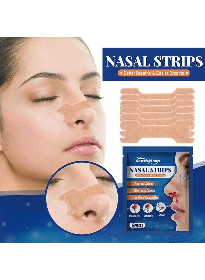 ساوث مون شرائط الأنف -Sleepright التنفس، تصحيح الأنف للمساعدة في وقف الشخير، حل الشخير والإغاثة الفورية للاحتقان الأنف الناجم عن نزلات البرد والحساسية - Image 2