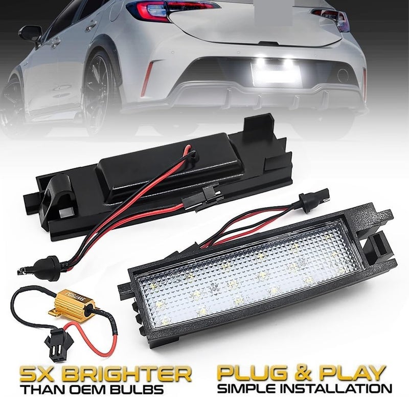 DEMULAX LED License Plate Light for Toyota Models - Image 2