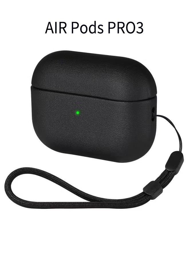 Rock Pow AirPods Pro 3 eather silicone shell, front LED visible light, compatible with AirPods Pro 3rd generation - Image 1