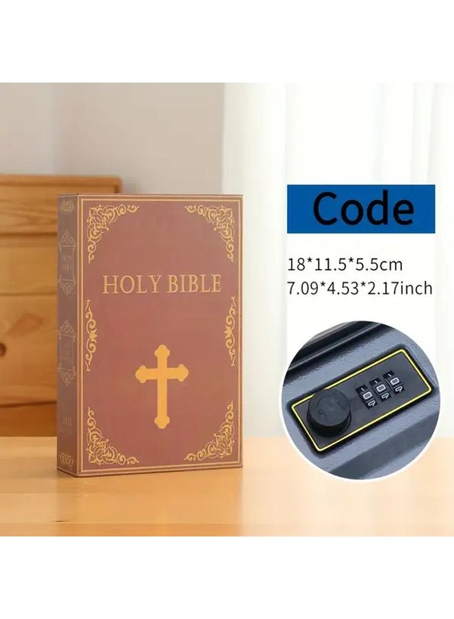 Portable Invisible Book Safe with Combination Lock Code Size for Jewelry Money Valuables - Image 5