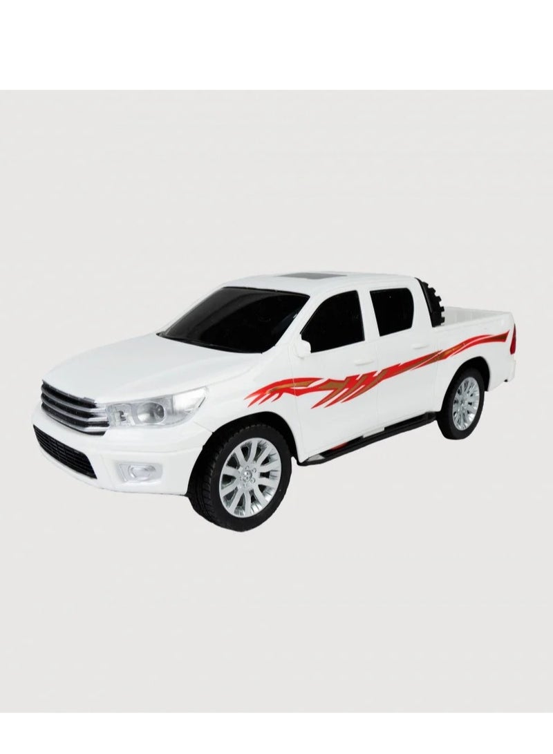 لعبة سيارة تويوتا هايلوكس للاطفال حجم مناسب بدون بطارية - Image 2