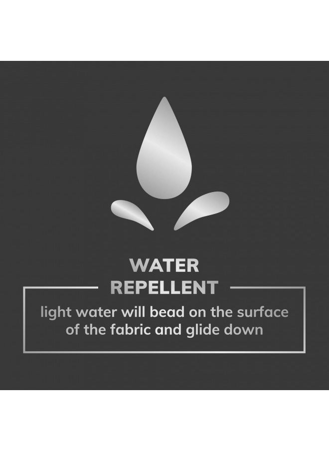 MAYTEX - MAYTEX, Black Soft Microfiber Water Repellent Fabric, Shower Curtain Liner - Image 1