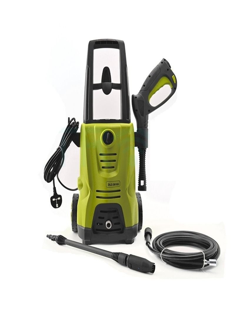 ال سي مضخة ماء عالية الضغط – جهاز غسيل كهربائي محمول للسيارة والمنزل