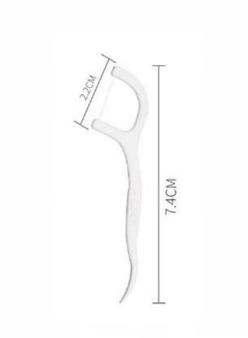 Generic Macromolecule care floss 100 white 7.4 x 2.2cm  - Image 1