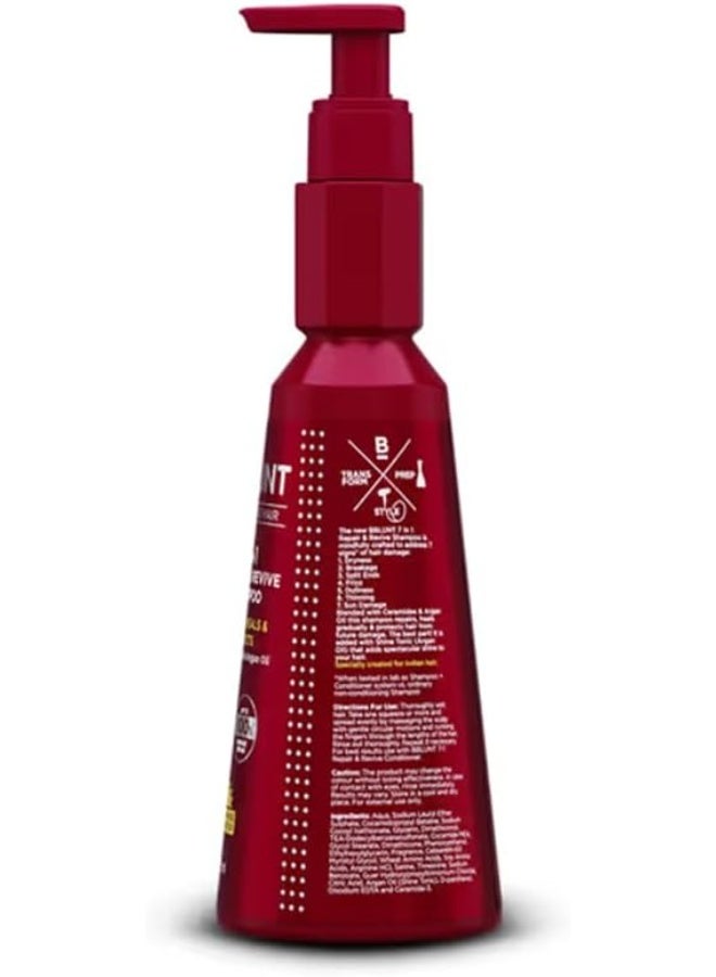 BBLUNT 7 in 1 Repair & Revive Shampoo for Upto 100% Damage Repair - 300ml | Addresses 7 Signs of Hair Damage | Enriched with Ceramides & Argan Oil - Image 2