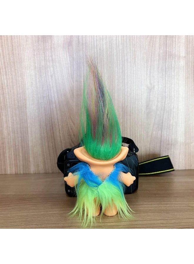 Yintlilocn 2Pack Retro Vintage Troll Dolls Set,Lucky Doll Chromatic Adorable for Collections, School Project, Arts and Crafts, Party Favors (Style3-Purple&Blue) - Image 4