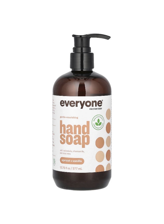 Everyone, Hand Soap, Apricot + Vanilla, 12.75 fl oz (377 ml) - Image 1