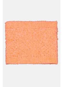 Reserved Kids Girl Textured Scarf 18 H x 25 L cm, Coral  - Image 2