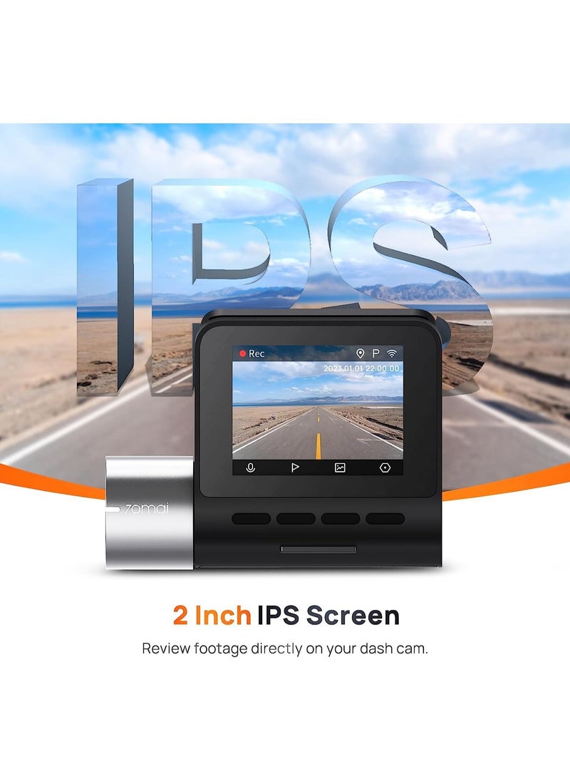 70mai - 70mai True 2.7K 1944P Ultra Full HD Dash Cam Pro Plus+ A500S Front and Rear Built-in WiFi GPS Smart Dash Camera for Cars ADAS, Sony Sensor IPS LCD Screen WDR Night Vision Built-in GPS & Route Tracking - Image 1
